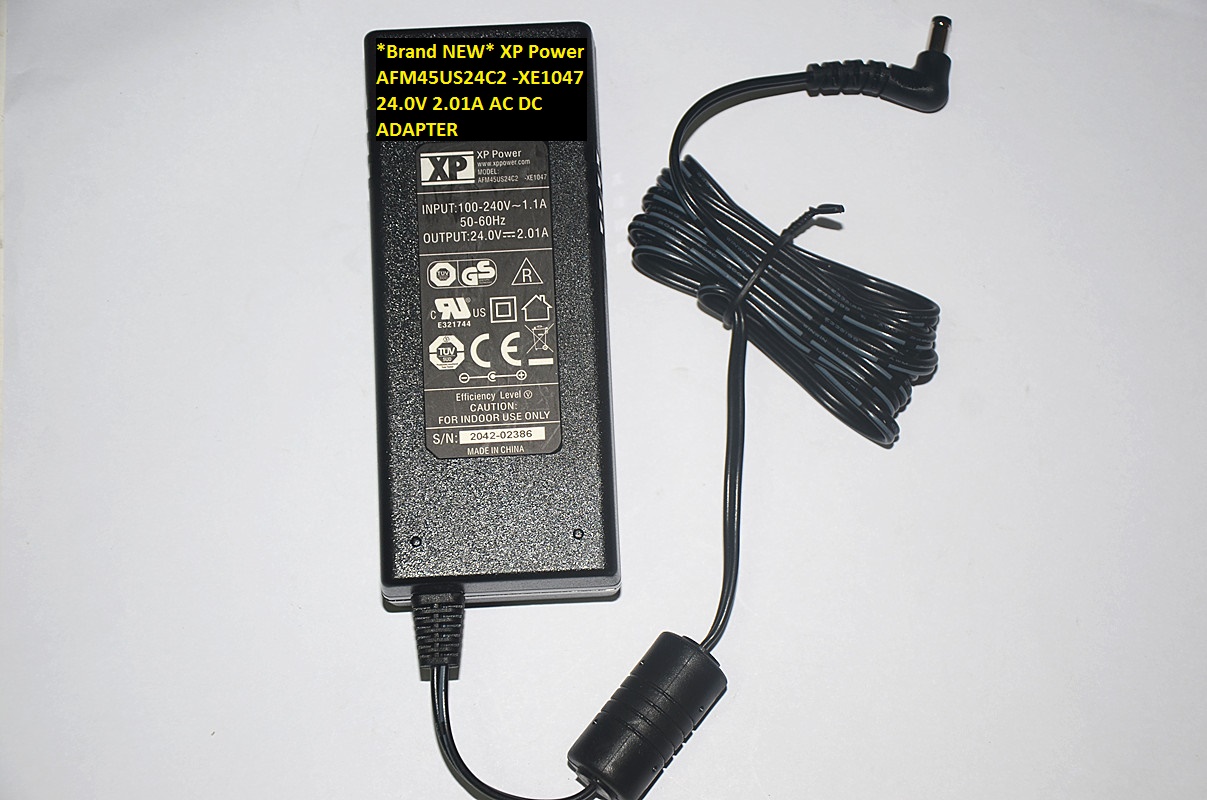 *Brand NEW* 24.0V 2.01A XP Power AFM45US24C2 -XE1047 AC DC ADAPTER - Click Image to Close